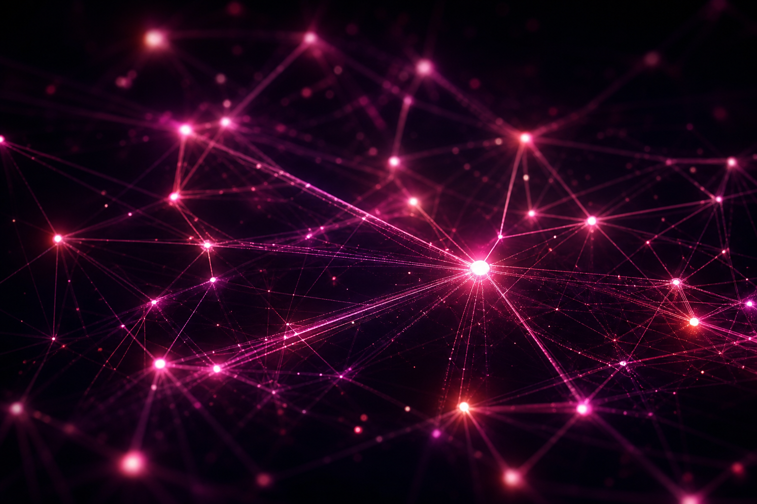 Glowing constellation network representing Parley memory
